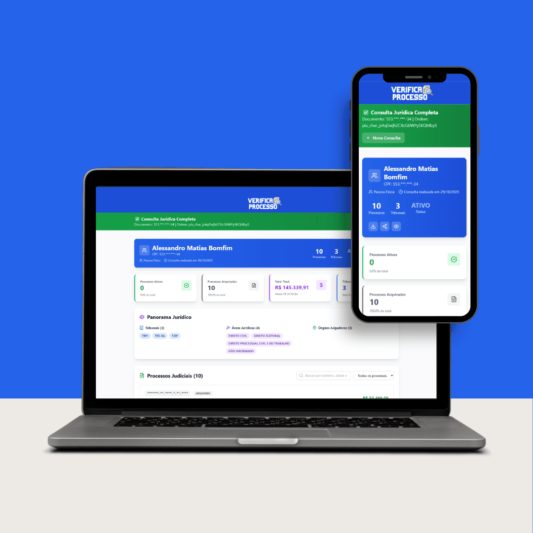 Acompanhamento de movimentações processuais em tempo real